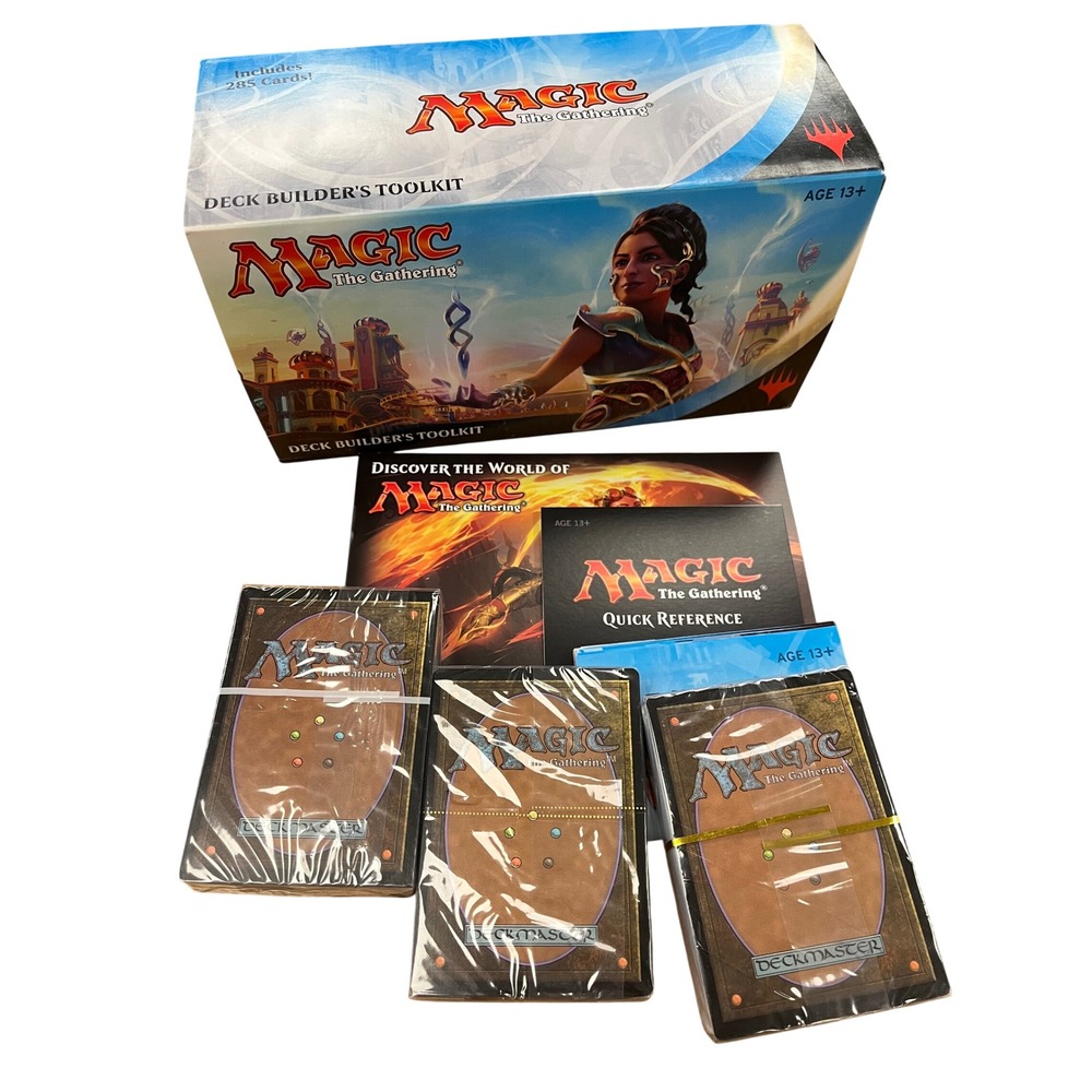 Magic The Gathering Deck Builder's Toolkit Quick Reference Box Set No Boosters
